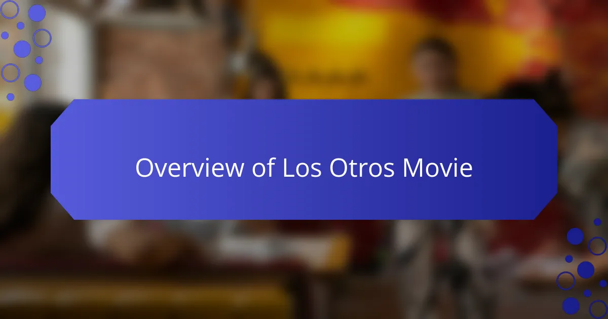 Overview of Los Otros Movie